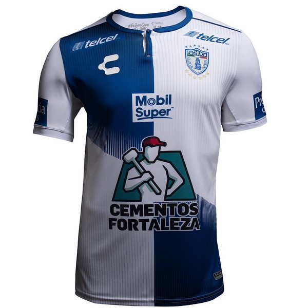 Camiseta Pachuca 1ª 2018/19 Azul Blanco